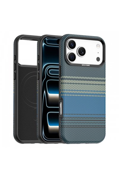 Danex MagSafe Case for Apple iPhone 17 Pro, DANEX, Gradient Rainbow, Navy Blue