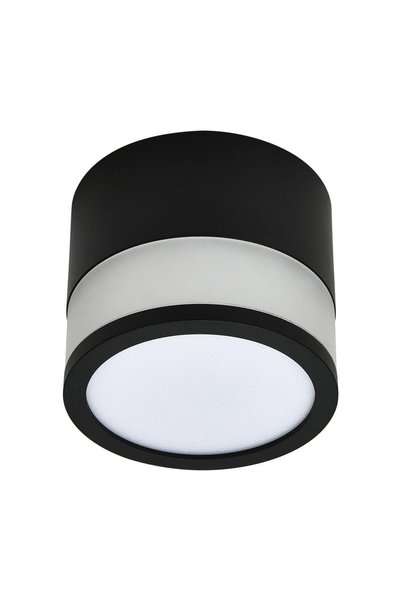 OEM Φωτιστικό LED Εξωτερικού Χώρου Στρογγυλό COB Μαύρο 12W Λευκό