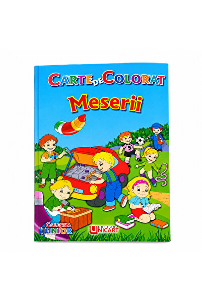 Generic Brand Carte de colorat „Meserii” – Colecția Junior, Editura Unicart