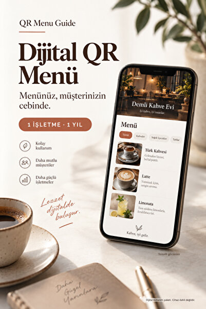 QR MENU 1 Yıllık Lisans