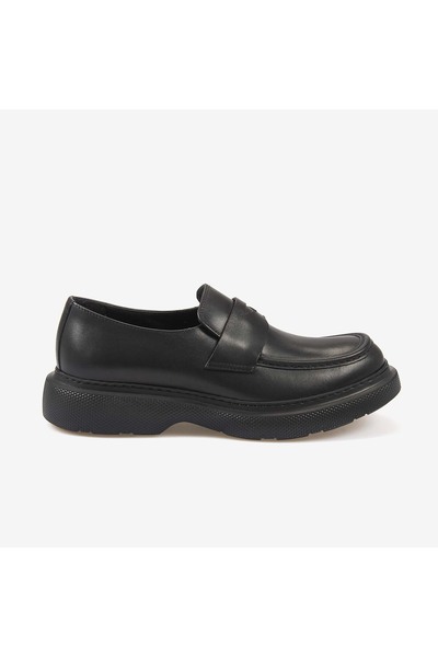 MOCASSINI Men's Genuine Leather Laceless Thick Eva Sole Casual Shoes 36302