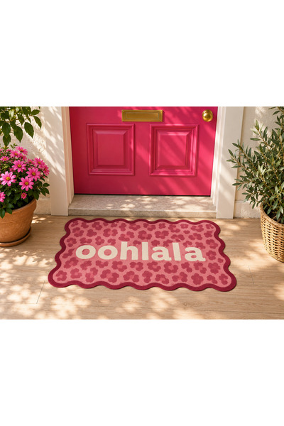 Rugs Modern Halı AURA Çiçek Desenli Dokuma Taban Dekoratif Halı auraplus18