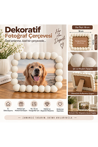 Dekoratif Fotoğraf Çerçevesi 2 Adet