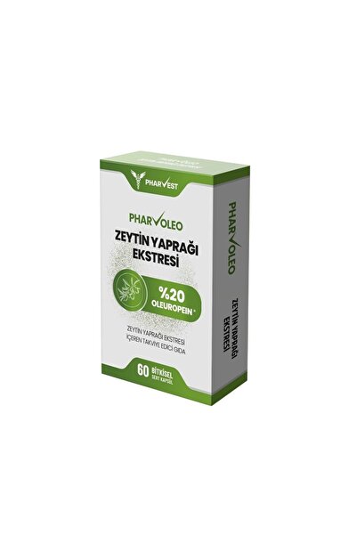 Pharvoleo Zeytin Yaprağı (Oleuropein) Ekstresi 60 Kapsül