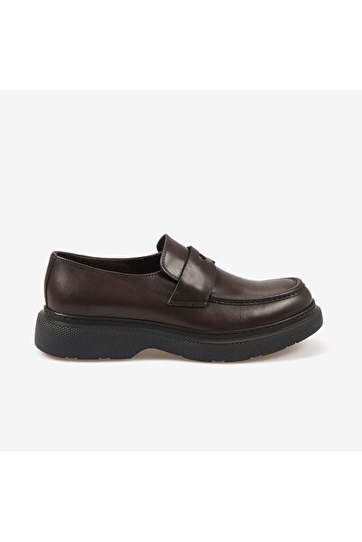 MOCASSINI Men's Genuine Leather Laceless Thick Eva Sole Casual Shoes 36302