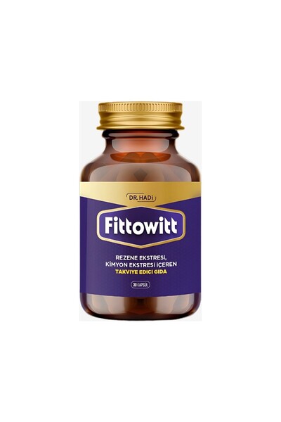 Fittowitt 60 Kapsül Kadınlara Özel Rezene Ekstresi Kimyon Ekstresi İçeren