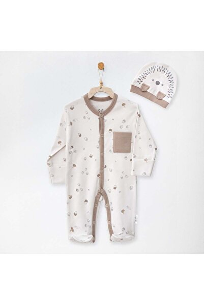 andywawa Baby boy romper set with hat - hedgehog family anw-ac27056