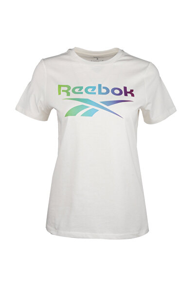 Reebok GRADIENT GRAPHIC TEE Ekru Kadın Kısa Kol T-Shirt