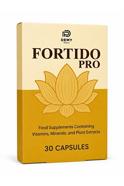 Demy Pharma FORTİDO PRO 30 KAPSÜL - Vitamin, Mineral ve Bitki Ekstreleri İçeren Takviye Edici Gıda