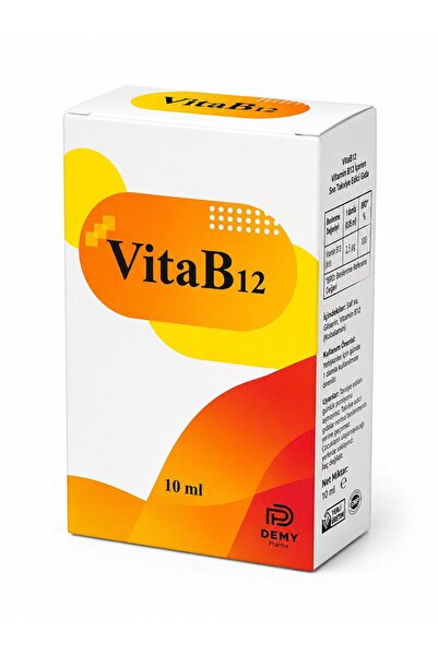 VİTA B12 VitaB12 – Metilkobalamin İçeren Sıvı Takviye Edici Gıda