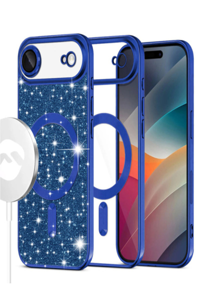 AUDIOX Husa MagSparks » iPhone 17 Air, Γκλίτερ, Διπλής Στρώσης, Κάλυμμα Φακού