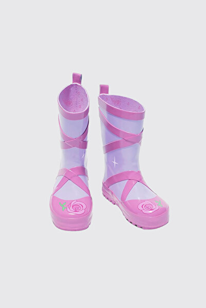 Panço Kidorable Kız Bebek Balerin Yağmur Çizmesi