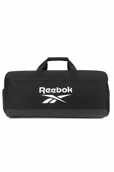 Reebok Unisex Fitness Spor Çantası Siyah Ayrı Ayakkabı Gözlü Omuz Askılı 55X25X25CM