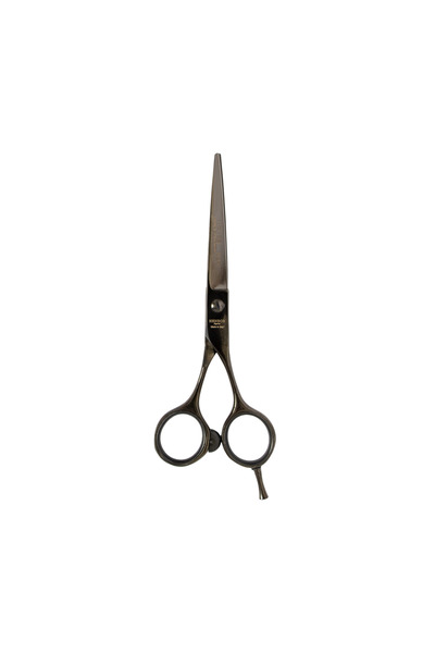 Henbor مقص شعر إيطالي احترافي لون أسود ملكي فاخر عالي الدقة Lux Line - 951B/6