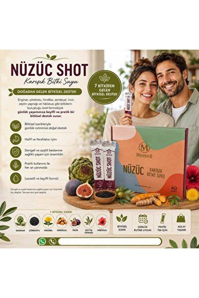 MİSSWELL NÜZÜC SHOT Karışık Bitki Suyu