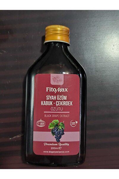 SİYAH ÜZÜM KABUK - ÇEKİRDEK ÖZÜTÜ 200 ML