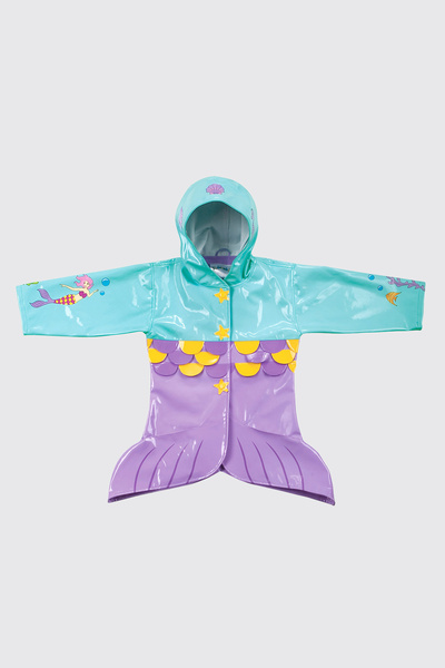 Panço Kidorable Kız Bebek Deniz Kızı Yağmurluk