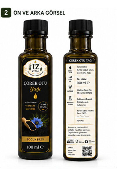 İZVİTAL Çörek Otu Yağı 100 ml