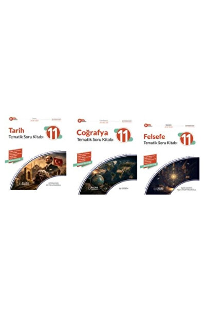 Palme Yayınevi Palme Yayınları 11. Sınıf Tarih - Coğrafya - Felsefe Joker Tem...