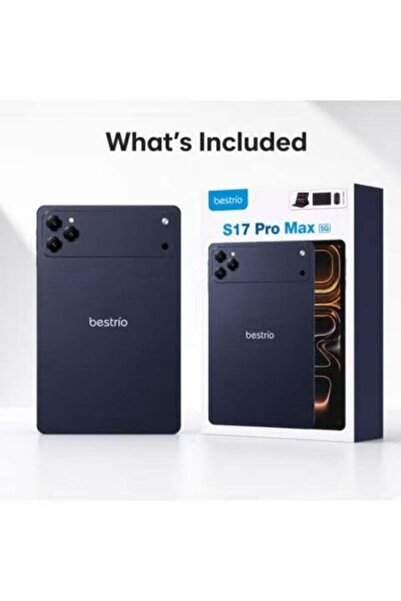 Bestrio S17 Pro Max 5G 10.1-Inch Tablet Android 16, 8GB RAM 512GB ROM, Octa-C...