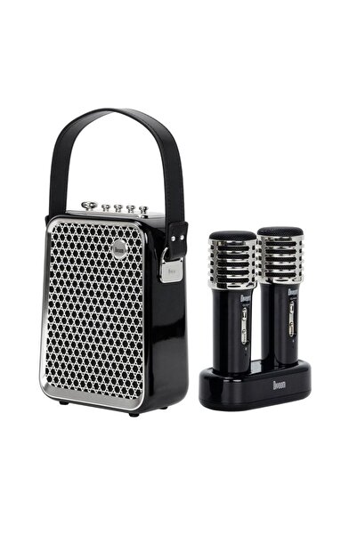 DIVOOM SongBird HQ 2 Portable Bluetooth Karaoke Speaker (Black)