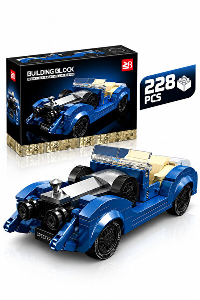 craftivio Classic Model Building Blocks Set 228 Pieces Blue Sports Utility Ve...