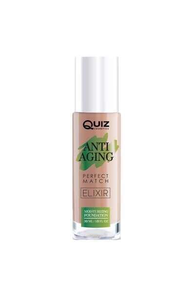 QUIZ COSMETICS Fond de ten Anti Aging Foundation Sand, nr 04, 30ml