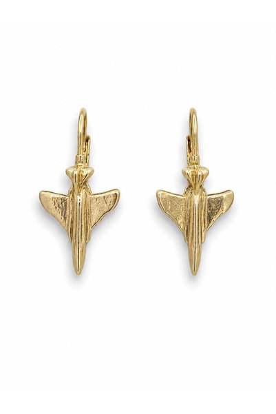 CREWTURK Earrings "F-4" Yellow