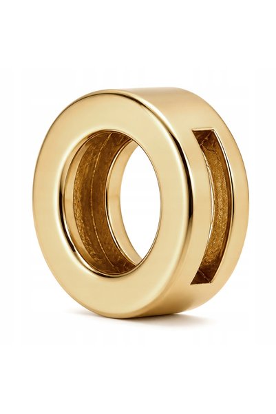 Larezo Charm Talisman, Cerc Pentru Brățară Reflexions, Auriu, Argint 925
