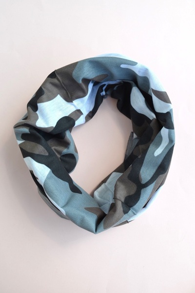 Sacce Scarves&Accessories Unisex Kamuflaj Desenli Çok Amaçlı Buff Boyunluk Esnek Dikişsiz Bandana Bere