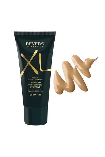 Revers Moisturizing foundation, XL, Revers, 16h wear, 30ml, No. 4 Honey
