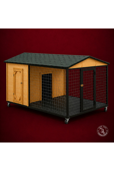 İpek Yapı Balkonlu Köpek Kulübesi