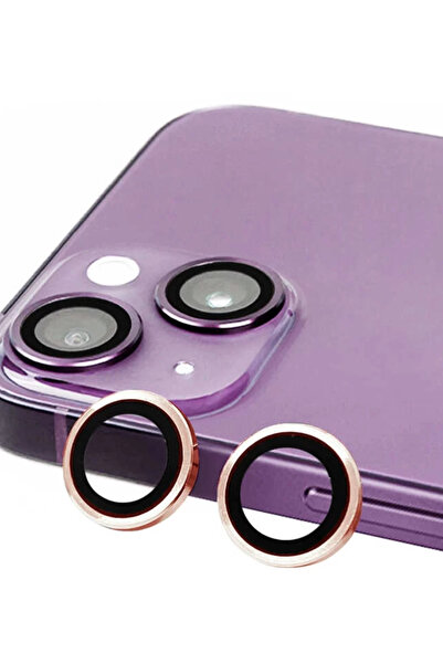 BŞK VİRGO iPhone 13 Mini Raze Metal Camera Lens - Pink