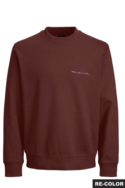 Jack & Jones Men's Chest Printed Relaxed Fit Crew Neck Sweatshirt - Owen