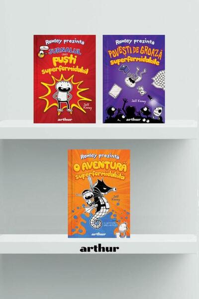 Editura Arthur Pachet Jurnalul unui pusti Rowley prezinta (3 volume) - Jeff K...