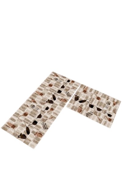 odjas Set 2 covoare de Bucatarie, Ustensile Bucatarie, Antiderapant, 50x60cm,...