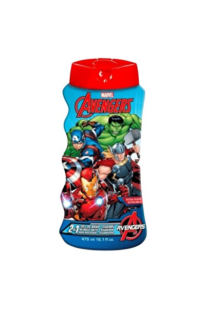 Lorenay Gel de dus si sampon 2 in 1, Avengers, Baieti, 475 ml