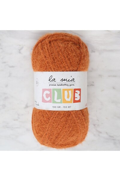 LA MİA YARNS La Mia Club Cinnamon Hand Knitting Yarn - 622
