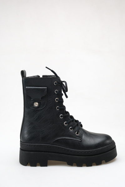 UBEYD AYAKKABI Cizme casual negre de damă