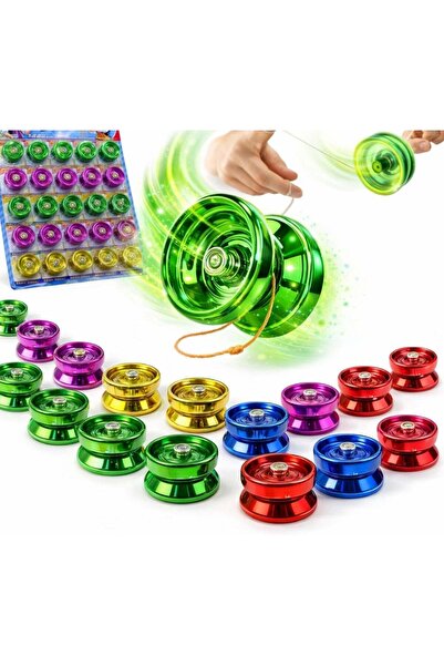 MAGICVAULT MAGIC VAULT 25 PCS Metallic Yo-Yo Mega Pack – Chrome Finish YoYo B...