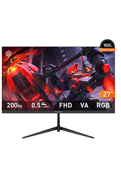 GAMEBOOSTER Ruvie FF20 27'' 200Hz 0.5ms HDMI DP Adaptive Sync HDR10 FHD VA Ga...