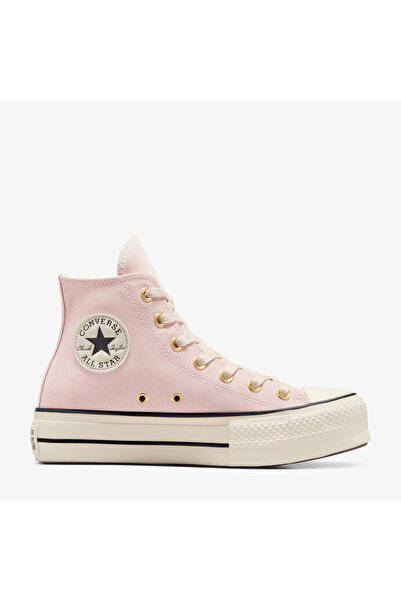Converse Chuck Taylor All Star Lift Kadın Pembe Süet Platform Sneaker
