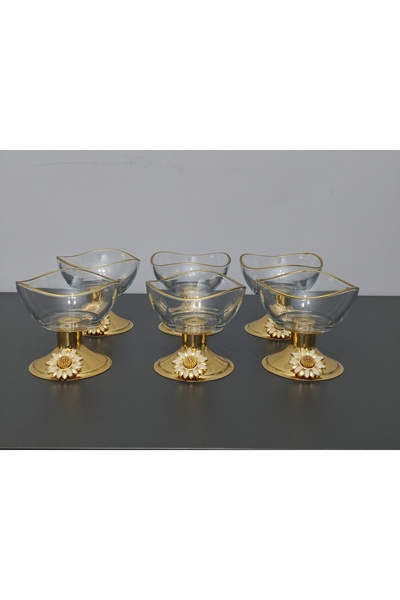 PARILTI HOME COLLECTİON Σετ 6 τεμαχίων Στρογγυλό Κυματιστό Μπολ Παρουσίασης Π...