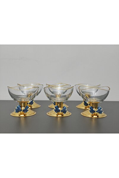 PARILTI HOME COLLECTİON Σετ 6 τεμαχίων Στρογγυλό Κυματιστό Μπολ Παρουσίασης Π...