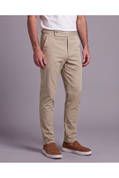 JANES Men's buckle-detailed fabric trousers