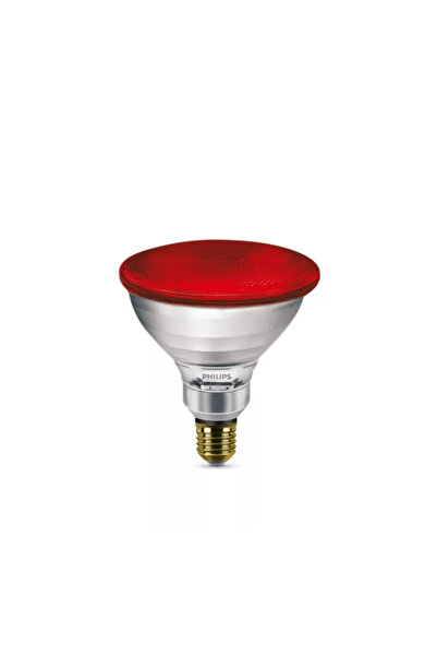 Philips Bec Incandescent Infrarosu IR100R E27 100W PAR38 Rosu