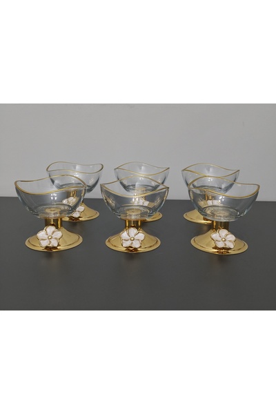 PARILTI HOME COLLECTİON Σετ 6 τεμαχίων Στρογγυλό Κυματιστό Μπολ Παρουσίασης Π...