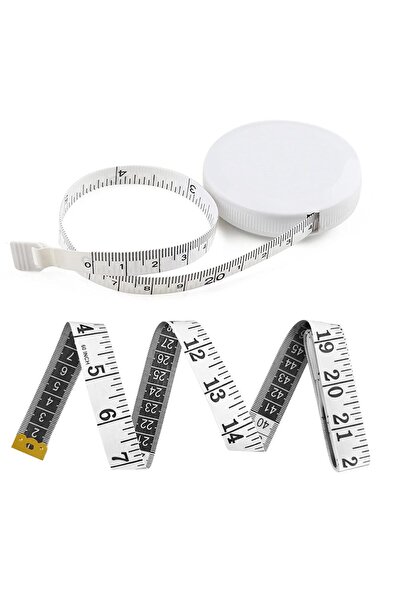 AVA Metru de Croitorie-Set 2 buc, 150cm, 1 Retractabil si 1 Moale, pentru Cus...