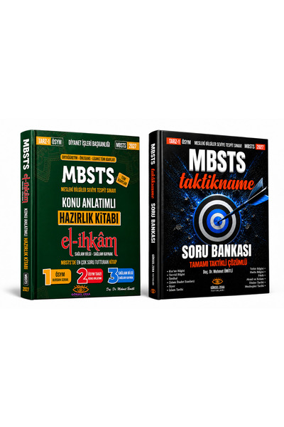 GÖRSEL ZEKA YAYINLARI 2027 YEDİBEYZA MBSTS EL İHKAM HAZIRLIK KİTABI+ TAKTİKLİ...