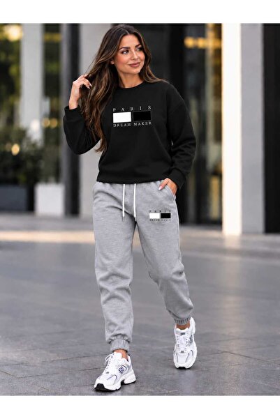 YK WEAR ✨   Unisex Stylish Tracksuit Set – Zero Collar Sweatshirt & – Casual ...